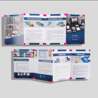 Faltblatt gefalzt auf 12,0 cm x 18,0 cm vertikaler Zickzackfalz 8-seitig farbig bedruckt aufgefaltet