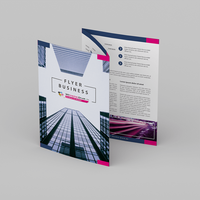 Faltblatt gefalzt auf 15,0 cm x 26,5 cm vertikaler Zickzackfalz 6-seitig farbig bedruckt stehend 