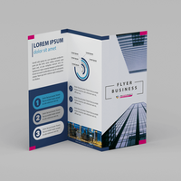 Faltblatt, farbig bedruckt, Motiv