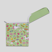 Faltschachtel mit Klickverschluss (8,8 x 8,8 x 8,8 cm) einseitig bedruckt, Seitenansicht, Deckel