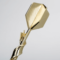 Figurenpokal Dart Gold auf Sockel, stehend