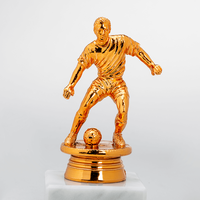 Figurenpokal Fußball BRONZE auf Sockel, stehend