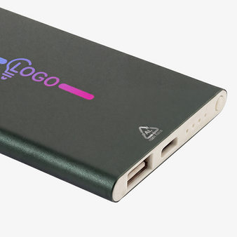 Flache Powerbank bedruckt