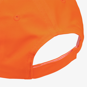 Fluoreszierende Unisex-Baseballcap mit einer Druck- oder Stickposition, hinten