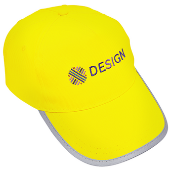 Fluoreszierende Unisex-Baseballcap mit einer Druck- oder Stickposition