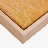 Fotodirektdruck auf Leinwand 48 x 27 cm inkl. Holz-Keilrahmen 2 cm, fertig aufgespannt, Schattenfugenrahmen hellbraun