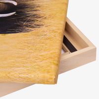 Fotodirektdruck auf Leinwand 48 x 27 cm inkl. Holz-Keilrahmen 2 cm, fertig aufgespannt,  Magnetstreifen