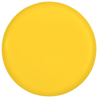 gelbes Frisbee von vorne unbedruckt