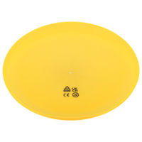 gelbes Frisbee liegend unbedruckt