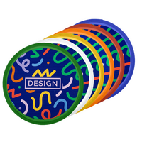 bedruckte aufgereihte REPT-Polyester Frisbees Digitaltransferdruck