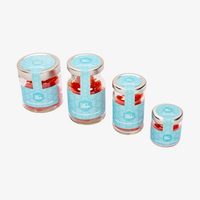 Fruchtgummi Fruchtsaftbeeren 4 verschiedene Gläsergrößen, Erdbeere