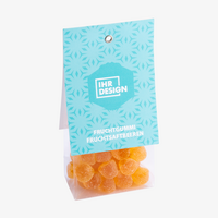 Fruchtgummi Fruchtsaftbeeren im Folienbeutel, Geschmack Zitrone