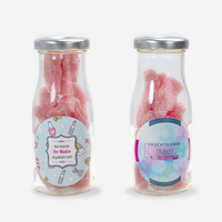 Glas, farbig bedruckt, Motiv