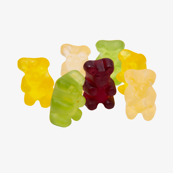 Fruchtgummi-Tütchen 10g Fruchtsaft (Form: Bärchen) Bärchen