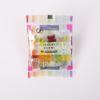 Fruchtgummi, farbig bedruckt, liegend