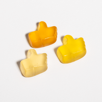 Fruchtgummi, Daumen Form, liegend