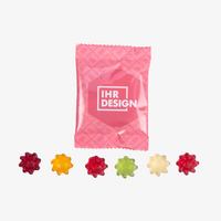 Fruchtgummi, farbig bedruckt, Sonne