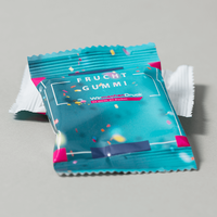 Tütchen, farbig bedruckt, liegend