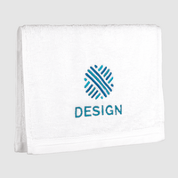 Gästehandtuch Organic, 550 g/m², bestickt