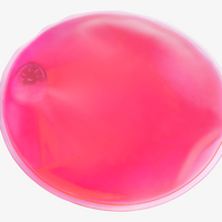 Pinkes kristalisiertes Wärmekissen von vorne