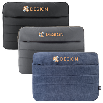 Gepolsterte Laptophülle aus RPET, Farbauswahl