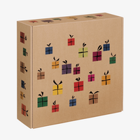 Geschenkbox, farbig bedruckt, Motiv