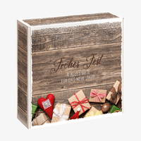 Geschenkbox, farbig bedruckt, Motiv