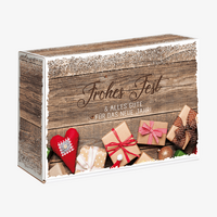 Geschenkbox, farbig bedruckt, Motiv