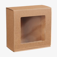 Geschenkbox, Natur mit Sichtfenster