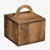 Geschenkbox mit Tragegriff, Holz