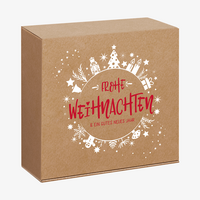 Geschenkbox, farbig bedruckt, Motiv