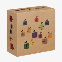 Geschenkbox, farbig bedruckt, Motiv