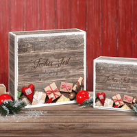 Geschenkbox, farbig bedruckt, Motiv