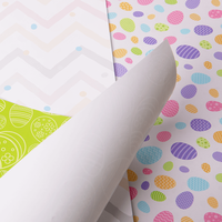 Geschenkpapier,farbig bedruckt, details