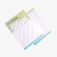 Gesprächsnotizzettel, DIN A4 (21,0 x 29,7 cm), 2-seitig, 4/4-farbig