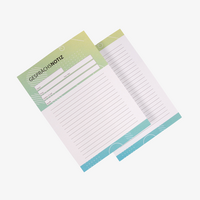 Gesprächsnotizzettel, DIN A5 (14,8 x 21,0 cm), 2-seitig, 4/4-farbig