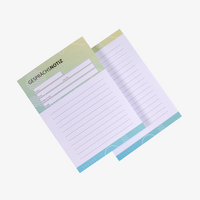 Gesprächsnotizzettel, DIN A6 (10,5 x 14,8 cm), 2-seitig, 4/4-farbig