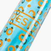 Glasflasche mit Edelstahlverschluss bedruckt