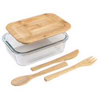 Glas-Lunchbox Übersicht Bestandteile