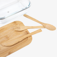 Glas-Lunchbox Besteck