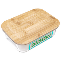 Glas-Lunchbox Draufsicht