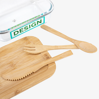 Glas-Lunchbox Besteck