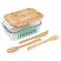 Glas-Lunchbox Bestandteile