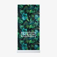 Tapete, farbig bedruckt, Palmen Motiv