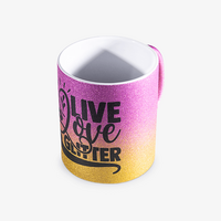 Tasse bedruckt, zweifarbig, Violett gold