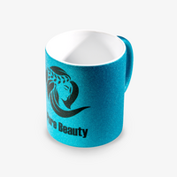 Tasse bedruckt, blau