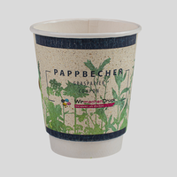 Graspapier Coupon Becher 400ml, 4/4-farbig, Vorderseite