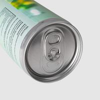 Gurke-Basilikum aromatisiertes Wasser, bedruckt mit Ihrem Wunschmotiv (pfandfrei)