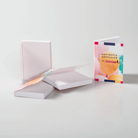 Haftnotizen 100 x 70mm mit 100 Blatt, Kartonumschlag, bedruckt mit Text, augestellt liegend Motiv