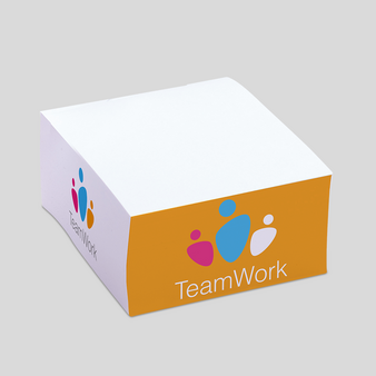 Haftquader, farbig bedruckt, liegend